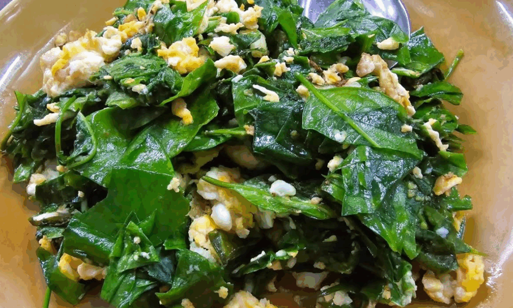 青菜の卵料理
