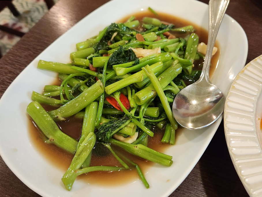 空心菜炒め