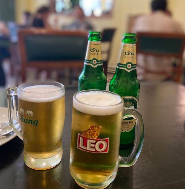 タイビール(レオビールとチャンビール)