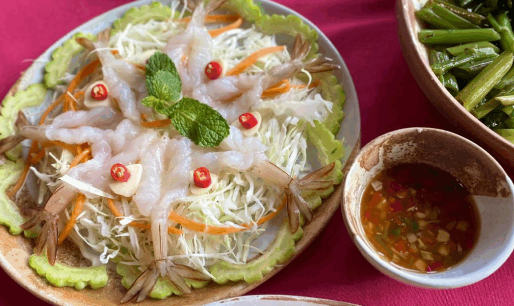 タイ風生エビ辛いソース