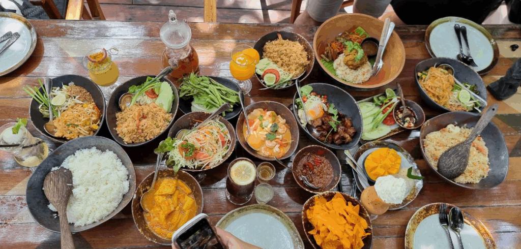 タイ料理のコース