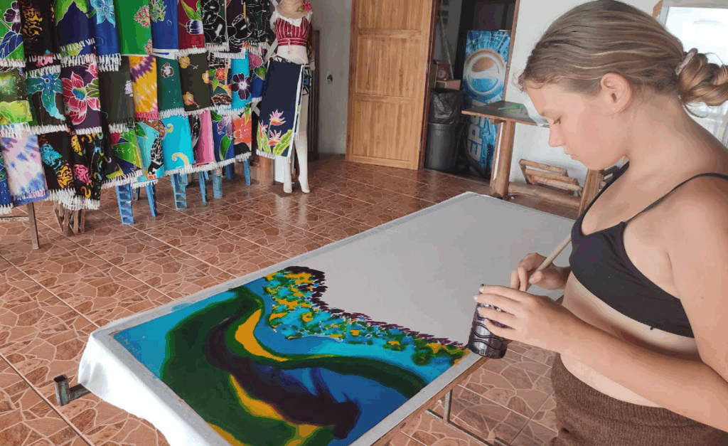 バティックの体験工房