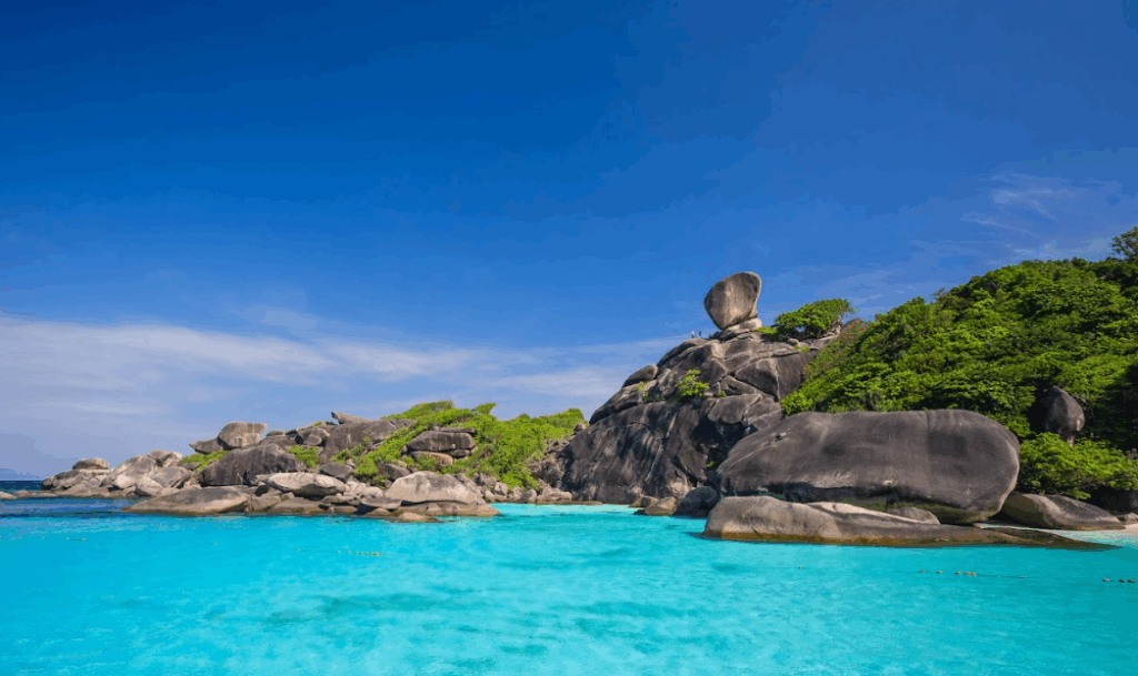 シミラン諸島№8・上陸ポイントです