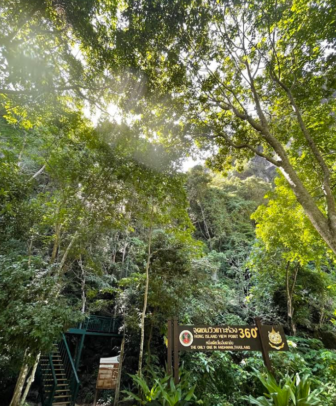 クラビ・ホン島360度ビューポイントへの入り口