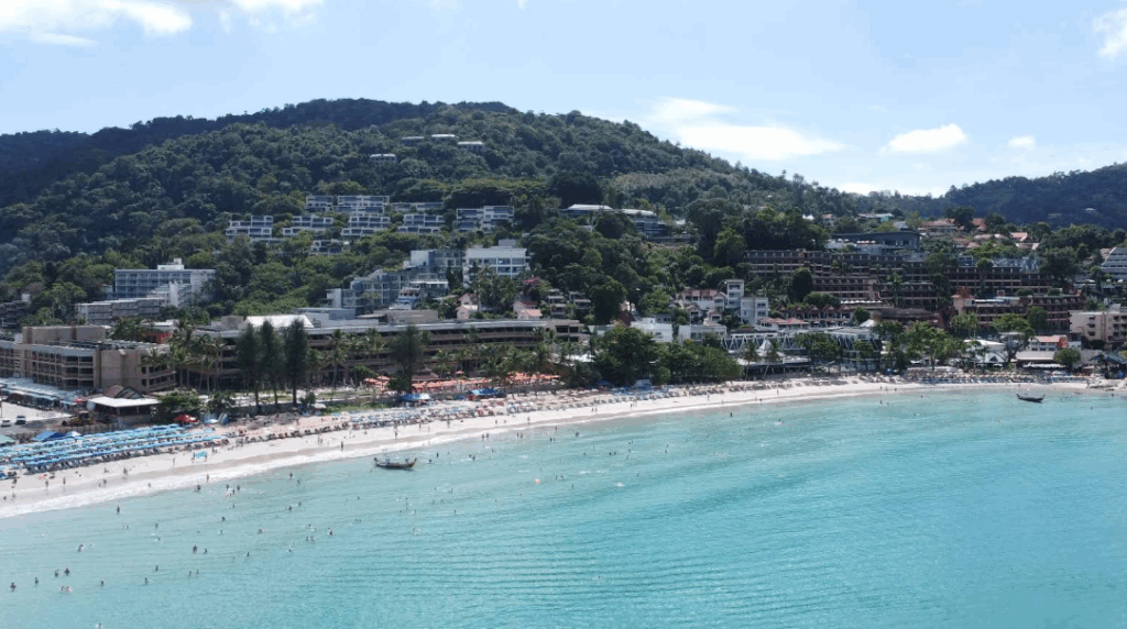 カタビーチの様子