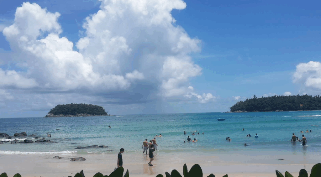 カタビーチ南側エリアシュノーケリングポイント