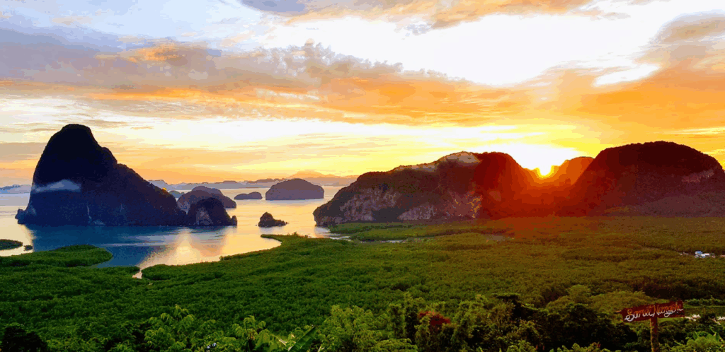 サメットナンシェ・ビューポイント（Samet Nangshe Viewpoint）パンガー湾方面へ来た際は訪れることをお勧めします