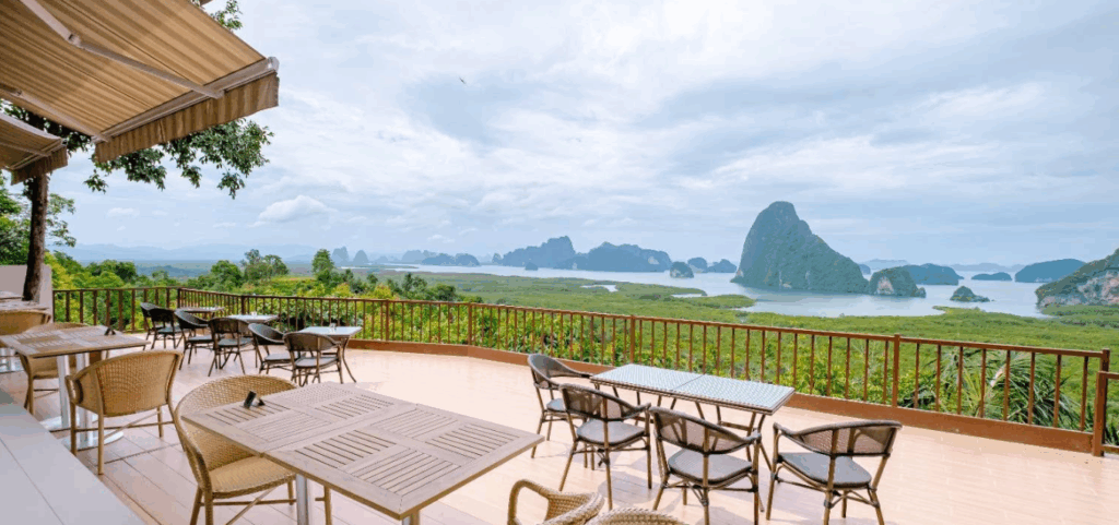 パンガー湾パノラマ写真撮影も可能