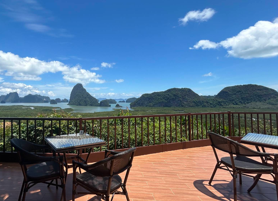 日中・快晴のBay View Cafe（ベイ・ビュー・カフェ）