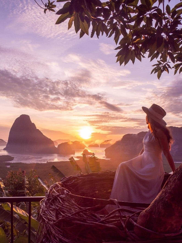 朝日とともに撮影を楽しむスポット・SNS用に最適です