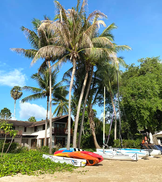 高級リゾートにはアクテビテイも充実しています、基本無料です