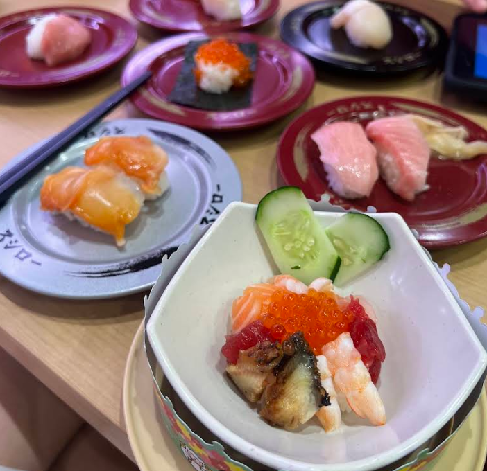 プーケットスシローでは日本と変わらず美味しいお寿司を味わえます