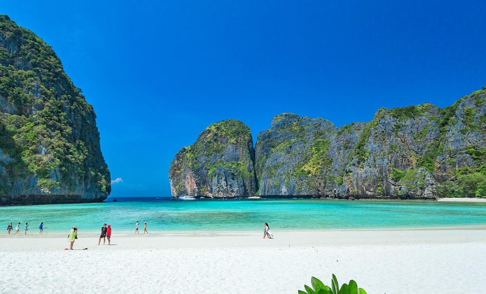 ピピ島ザ・ビーチの撮影場所で有名観光スポットです