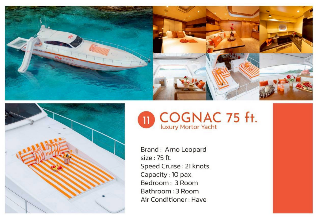 Arno Leopard Cognac 75 ft・船の詳細