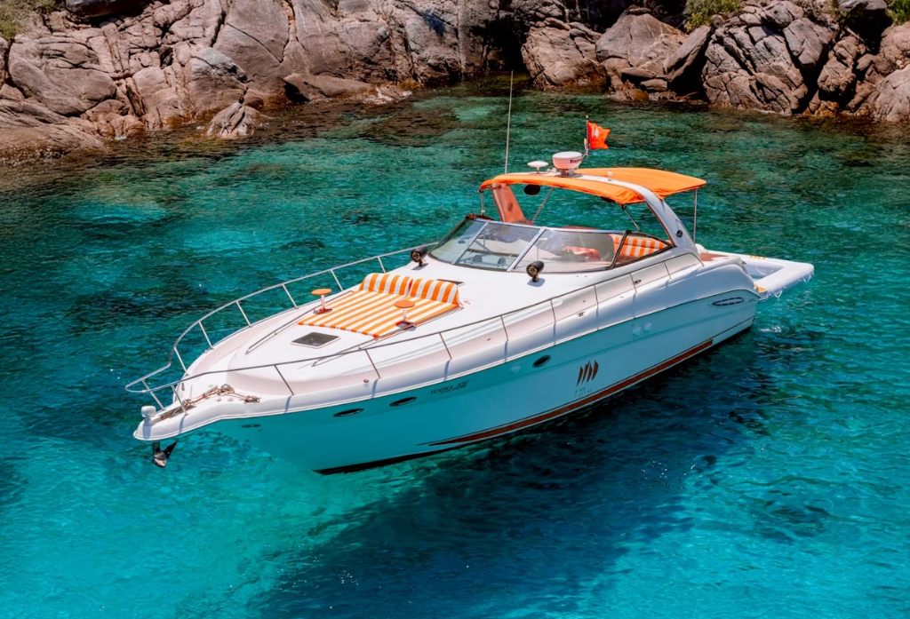 モーターヨット「VODKA（ウォッカ）」46フィート.船の全体