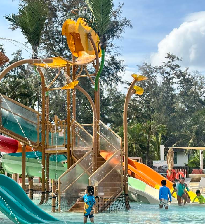 子供用の専用プールもあり、喜ばれています