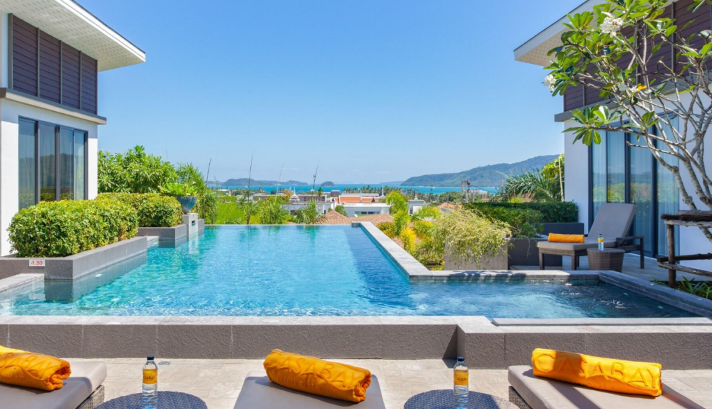 プライベート空間でのプールもあります