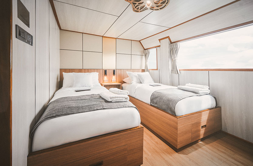 スタンダードツインキャビン(オーシャンビュー)