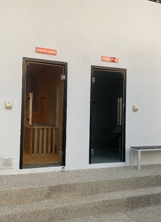 2種類のサウナ完備