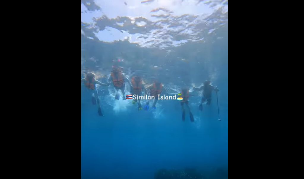 シミラン諸島№8シュノーケリングで楽しむ
