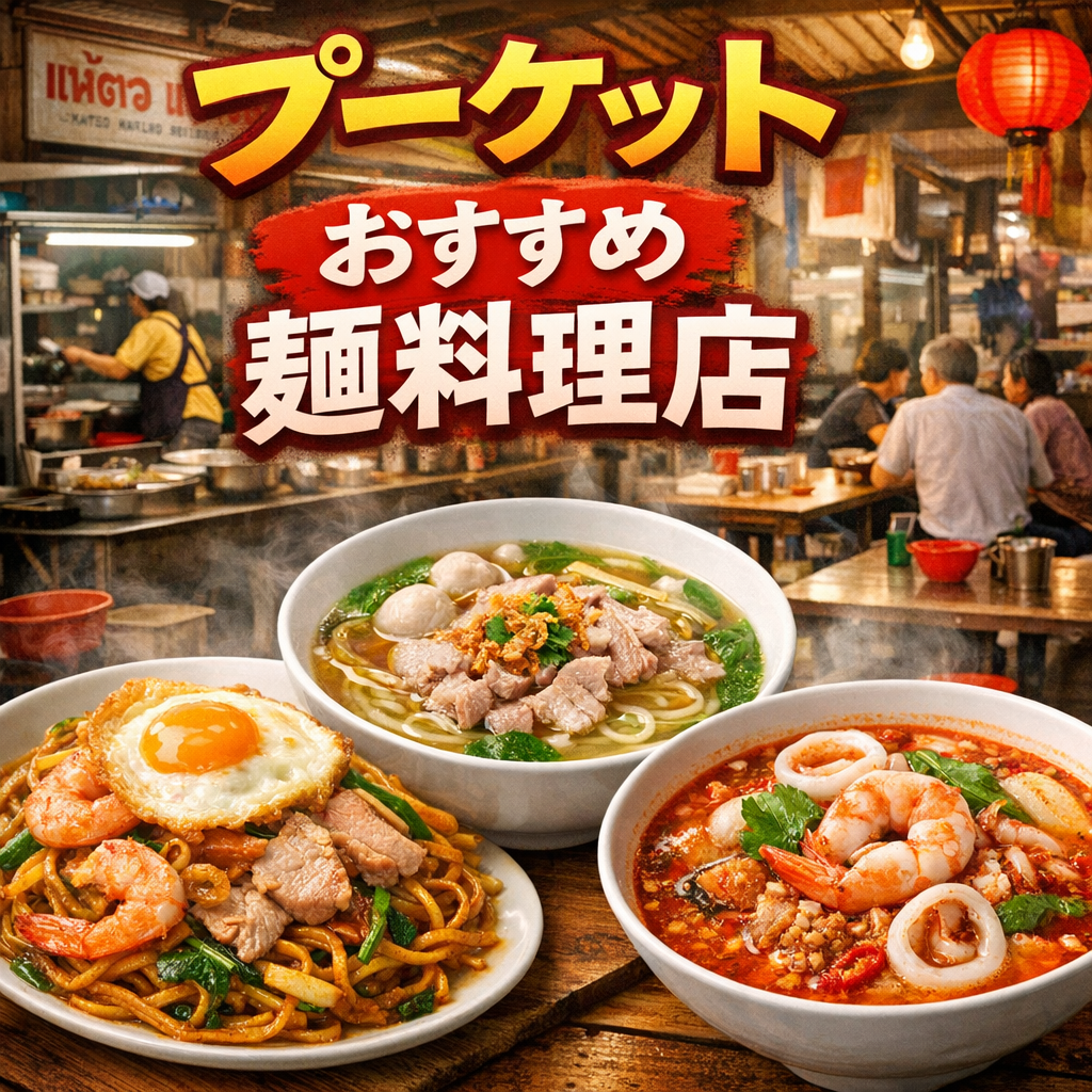 プーケットおすすめ麺料理店10選
ご紹介