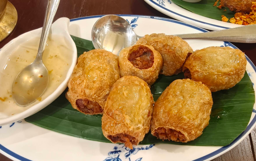 カニの身を使った揚げもの