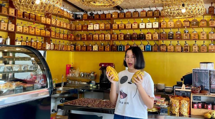 カカオ農園が併設されたチョコレートカフェPhuket La Flora Farm & Cafe