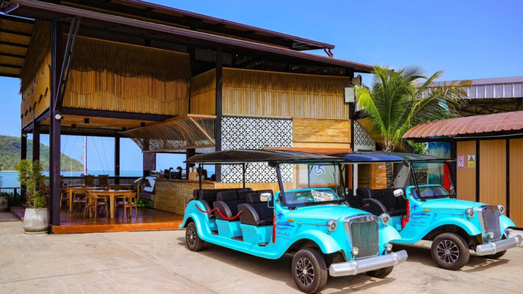 港はココ・ピアを使用します