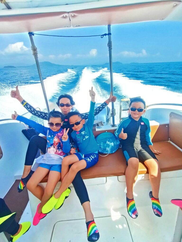 最後の立ち寄り場所ナカ島へ立ち寄ります