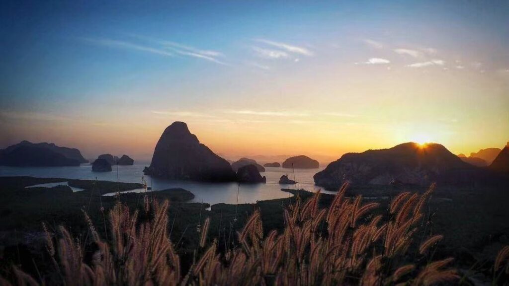 パンガー湾の景色です