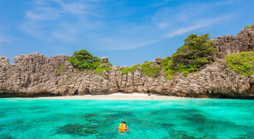 秘境ロック島ツアーも開催中
