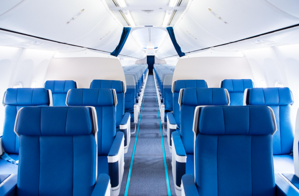 マレーシア航空機内の写真