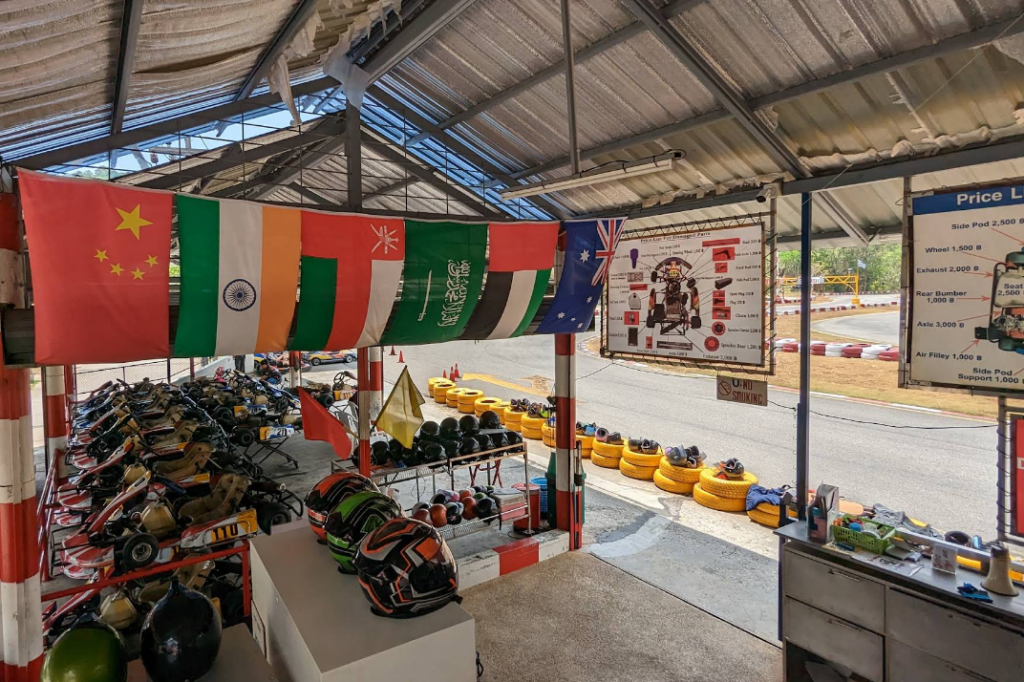 カートの種類は初心者から上級者まで対応しているのが魅力。速度別にかなり幅広く用意されています。